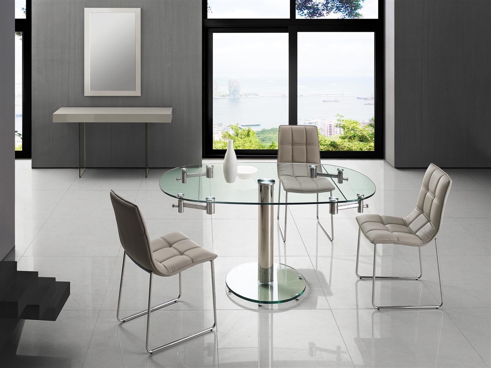 Glass sales extension table